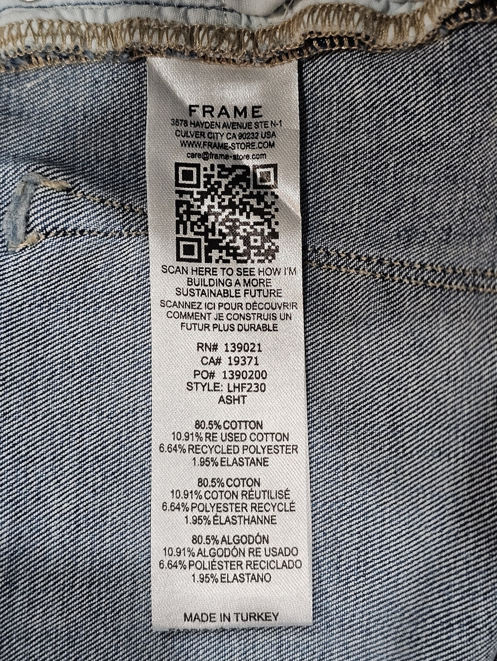 Frame Women's Le High Flare Size 29 Jeans, Like New - Picture 15 of 16